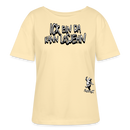 ICK BIN DA-Rundhals Frauen Bio-T-Shirt - Creme