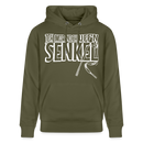 JEH MIR NICH UFFN SENKEL-Unisex Bio-Hoodie II - Khaki Grün