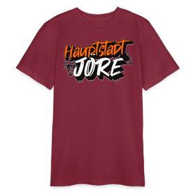 HAUPTSTADTJÖRE-Bio Teenager T-Shirt - Burgunderrot