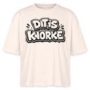 DIT IS KNORKE-Frauen Boxy Bio-T-Shirt - Naturroh