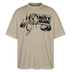 Dit ehrliche Berlin Shirt-MACH 'N ABJANG-Oversized Unisex Bio T-Shirt - Steingrau