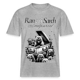 Ran an Sarch-Relaxed Fit Unisex Bio-T-Shirt I - Grau meliert