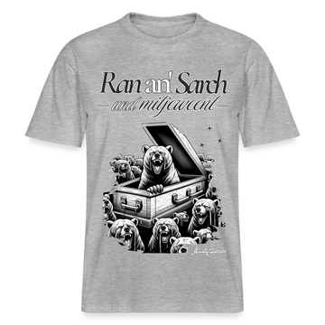Ran an Sarch-Relaxed Fit Unisex Bio-T-Shirt I - Grau meliert