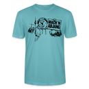 Dit freundliche Shirt mit Berliner Schnauze-MACH 'N ABJANG-Unisex Bio T-Shirt - Pastelltürkis