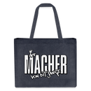 DER MACHER VON DIT JANZE -  Bio Einkaufstasche - midnight Blue