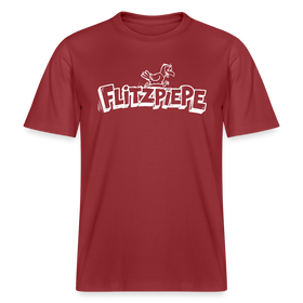 Dit Berlin Shirt-FLITZPIEPE-RELAXED FIT Unisex Bio T-Shirt - Erdrot
