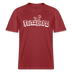 Dit Berlin Shirt-FLITZPIEPE-RELAXED FIT Unisex Bio T-Shirt - Erdrot