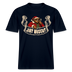 Berliner Bär zu WEihnachten-JIBT NÜSCHT- RELAXED FIT Unisex Organic T-Shirt - Navy