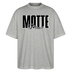MOTTE UND MAUSI-Oversized Unisex Bio T-Shirt - Grau meliert
