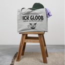 ICK GLOOB MEEN SCHWEIN PFEIFT-Einkaufstasche - Grau meliert