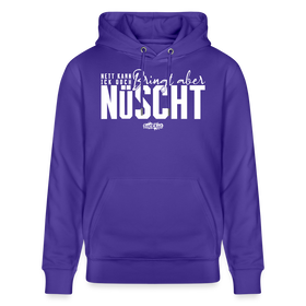 NETT KANN ICK OOCH-Unisex Bio-Hoodie - Purple Love 