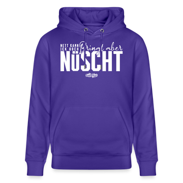NETT KANN ICK OOCH-Unisex Bio-Hoodie - Purple Love 