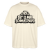Berliner Bär-DIT IS MIR SCHNURZPIEPE-Oversized Unisex Bio T-Shirt - Naturroh