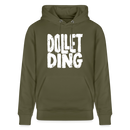 Berliner Spruch-DOLLET DING-Unisex Bio-Hoodie - Khaki Grün