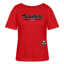DA KIEKSTE, WA?-Rundhals Frauen Bio-T-Shirt - Rot