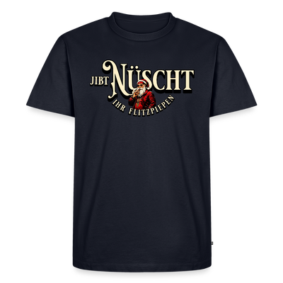 Weihnachten in Berlin 25-JIBT NÜSCHT-Männer Premium BIO T-Shirt - Navy