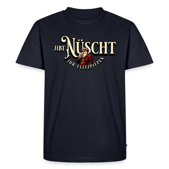 Weihnachten in Berlin 25-JIBT NÜSCHT-Männer Premium BIO T-Shirt - Navy
