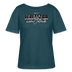 VERFATZ DA VOM JELÄNDE-Rundhals Frauen Bio-T-Shirt - Dunkles Petrol