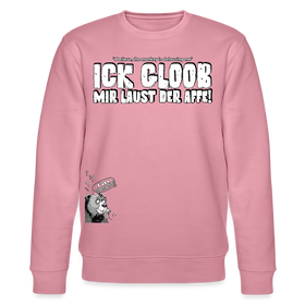 ICK GLOOB MIR LAUST DER AFFE-Unisex Bio-Sweatshirt II - Lila Traum