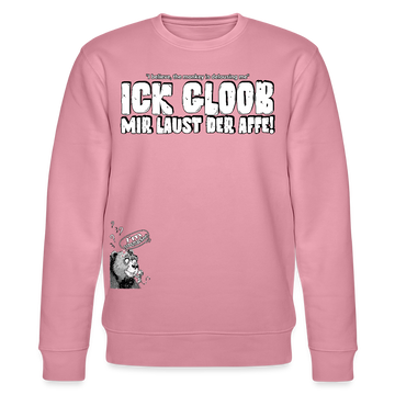 ICK GLOOB MIR LAUST DER AFFE-Unisex Bio-Sweatshirt II - Lila Traum