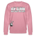 ICK GLOOB MIR LAUST DER AFFE-Unisex Bio-Sweatshirt II - Lila Traum