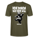ICK MACH WAT ICK WILL-Unisex T-Shirt BIO IV - Khaki