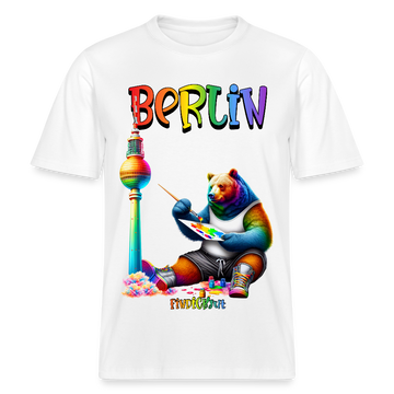 CSD BERLIN-Relaxed Fit Unisex Bio-T-Shirt - Weiß