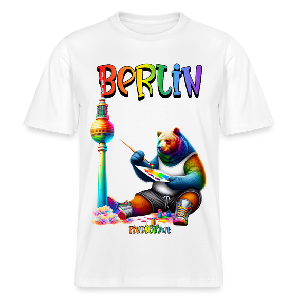 CSD BERLIN-Relaxed Fit Unisex Bio-T-Shirt - Weiß