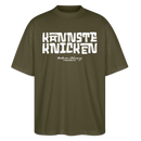 KANNSTE KNICKEN-Oversized Unisex Bio T-Shirt mit echt Berliner Schnauze - Khaki