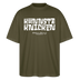 KANNSTE KNICKEN-Oversized Unisex Bio T-Shirt mit echt Berliner Schnauze - Khaki