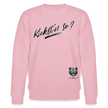 KIEKST'N SO?-Unisex Bio-Sweatshirt - Hellrosa