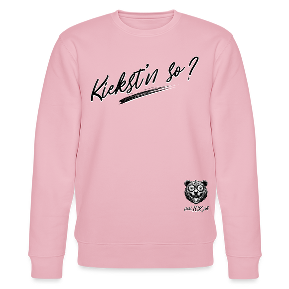 KIEKST'N SO?-Unisex Bio-Sweatshirt - Hellrosa