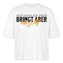 NETT KANN ICK OOCH - Frauen Boxy Bio-T-Shirt - Weiß