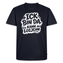 Berlin Shirt-BIN DA, KANN LOSJEHN-Männer Premium Bio II - Navy