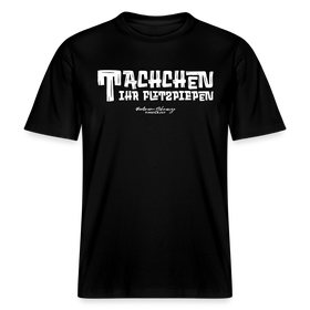 Berliner Begrüssung-TACHCHEN IHR FLITZPIEPEN- RELAXED FIT Unisex Organic T-Shirt - Schwarz