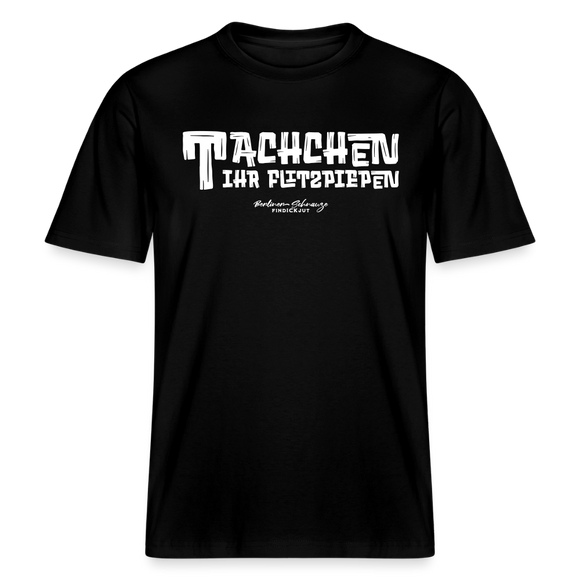 Berliner Begrüssung-TACHCHEN IHR FLITZPIEPEN- RELAXED FIT Unisex Organic T-Shirt - Schwarz