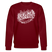BERLINER SCHNAUZE-Unisex Bio-Sweatshirt II - Burgunderrot