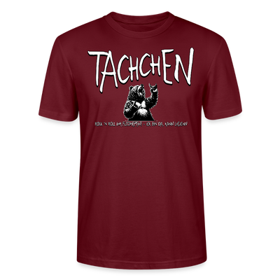 TACHCHEN BERLIN-Unisex T-Shirt bio - Burgunderrot