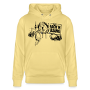 Berliner Spruch- MACH 'N ABJANG -Unisex Bio-Hoodie - Gelb Viva 