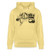 Berliner Spruch- MACH 'N ABJANG -Unisex Bio-Hoodie - Gelb Viva 