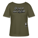 ICK BIN DA-Rundhals Frauen Bio-T-Shirt - Khaki