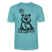 DU SCHNALLST JAR NÜSCHT-Unisex T-Shirt BIO - Pastelltürkis