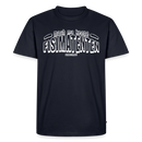 Berliner Spruch-FISIMATENTEN-Männer Premium Bio T-Shirt - Navy