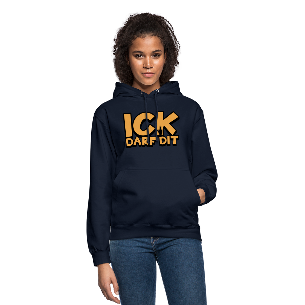 ICK DARF DIT - Hoodie - Navy