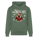 JIBT NÜSCHT-Unisex Bio-Hoodie-mit Berliner Bär - Tanngrün