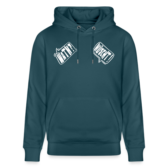 WATN? NÜSCHT!-Unisex Bio-Hoodie - Dunkles Petrol
