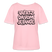 Berliner Spruch-VAFATZ DA VOM JELÄNDE-Rundhals Frauen Bio-T-Shirt-hell - Hellrosa