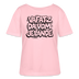 Berliner Spruch-VAFATZ DA VOM JELÄNDE-Rundhals Frauen Bio-T-Shirt-hell - Hellrosa