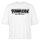 PFANNKUCHEN,nich Berliner!-Frauen Boxy Bio-T-Shirt - Weiß