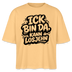 ICK BIN DA, KANN LOSJEHN-Frauen Boxy Bio-T-Shirt mit Berliner Schnauze - Mispel